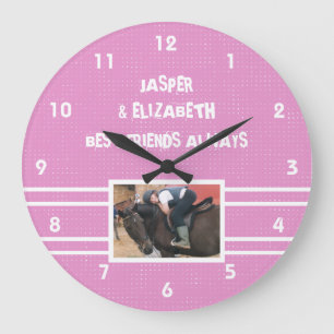 Bästa vänner rosor alltid hästfoto och vitt stor klocka