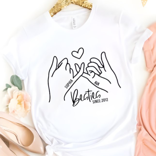 Bästa vänner sedan årets Personlig för gåva T Shirt (Skapare uppladdad)