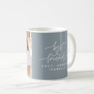 Bästa vänner - skript för fotofoto elegant - dammi kaffemugg