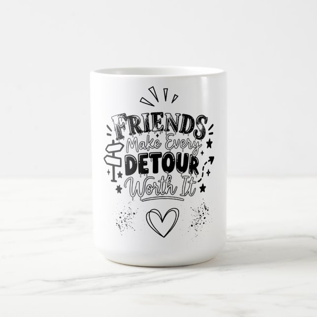 Bästa Vänner Slogan Kaffemugg (Center)