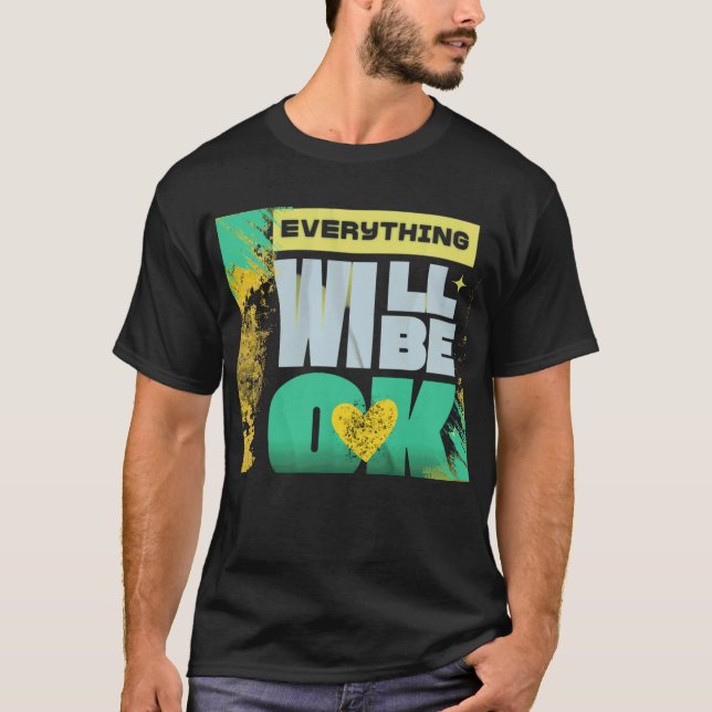 Bästa Vänner Slogan T Shirt (Framsida)