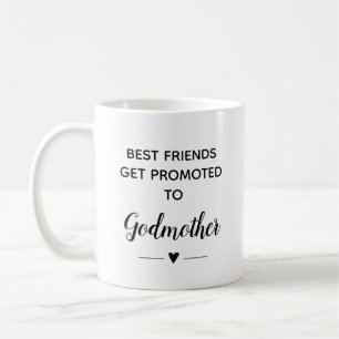 Bästa vänner som befordras till Godmoder Frieri Kaffemugg