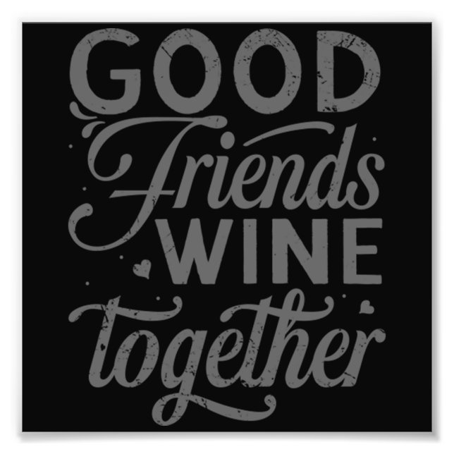 Bästa vänner som matchar Tall Kort Bestie Birthday Fototryck (Framsidan)