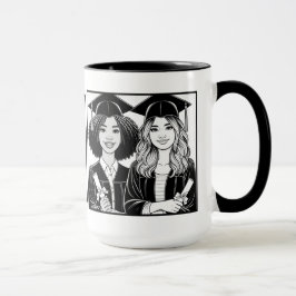 Bästa vänner Studenten 2-Ton Mugg