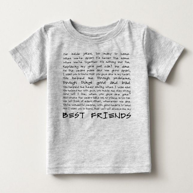 Bästa vänner t shirt (Framsida)