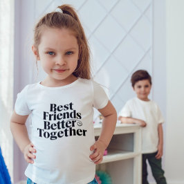 Bästa vänner T-Shirt - Bättre Vänskap tillsammans