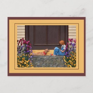 Bästa vänner-vykort vykort