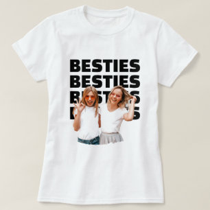 Bästa vännernas anpassade foto BFF  Present till b T Shirt