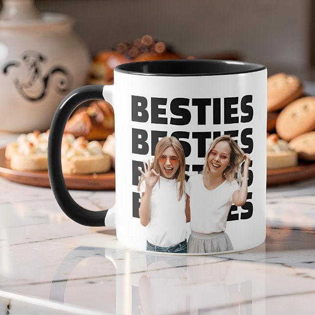 Bästa vänners anpassade foto BFF  Present till bäs Mugg (Skapare uppladdad)