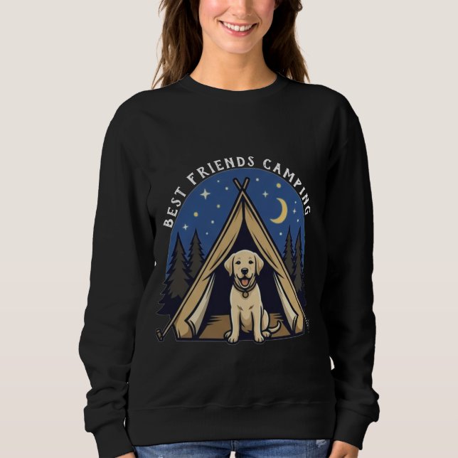 Bästa vänners camping t shirt (Framsida)