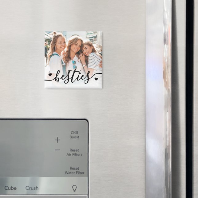 Bästa Vänners Foto Minne Magnet (In Situ (Fridge))