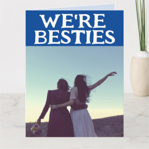 BÄSTA VÄNNINNOR BFF SOM LUCY & ETHEL HELLOKORT KORT