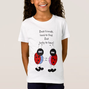 Bästa vännyckelpiga t shirt