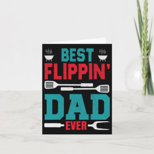Bästa Vänppin Pappa Alltid Fars dag Bbq Grill Papp Kort