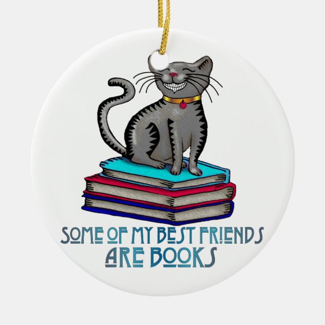 Bästa vänprydnad julgransprydnad keramik (Framsidan)