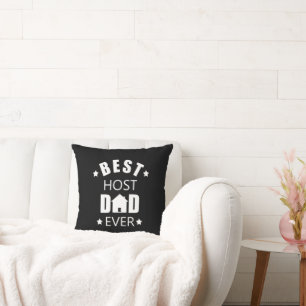Bästa värd-pappa någonsin lycklig fars dag-present kudde