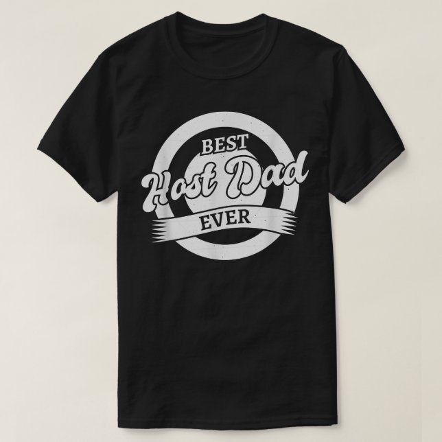 Bästa värd-Pappa någonsin T Shirt (Design framsida)