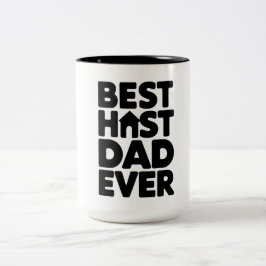 Bästa Värd Pappa Någonsin Två-Tonad Mugg