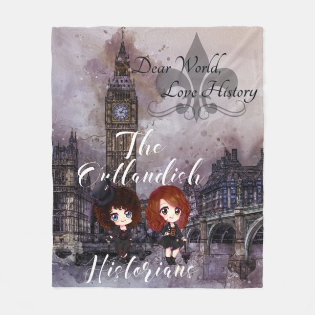 Bästa världen, Kärlek historiens podcast Flec Blan Fleecefilt (Framsidan)