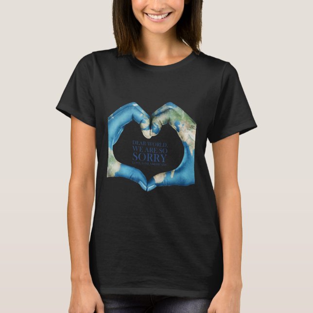 Bästa världen var tyvärr Vintage T Shirt (Framsida)
