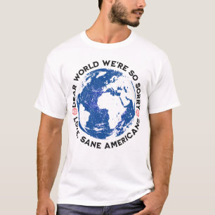 Bästa världen vi är så ledsen t shirt