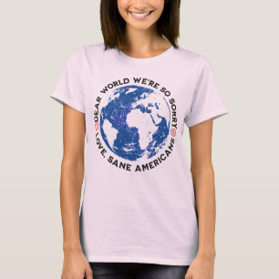Bästa världen vi är så ledsen t shirt