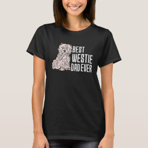 Bästa Väster Highland White Terrier Pappa någonsin T Shirt