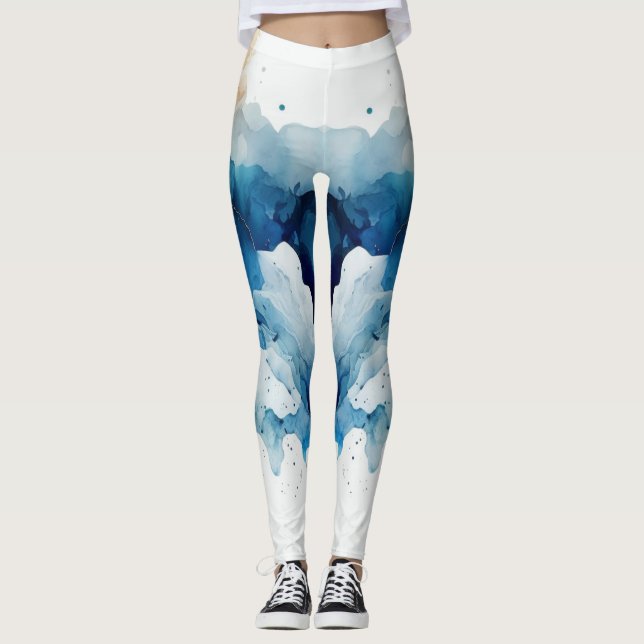 Bästa vattenfärgsfärg för Mysiga dagar Leggings (Framsida)