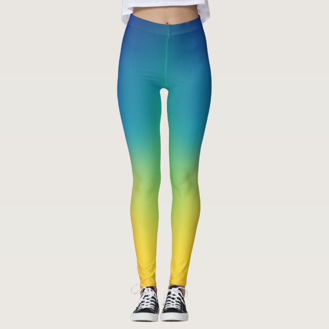 Bästa vattenfärgsfärg för Nature Älskare Leggings (Framsida)
