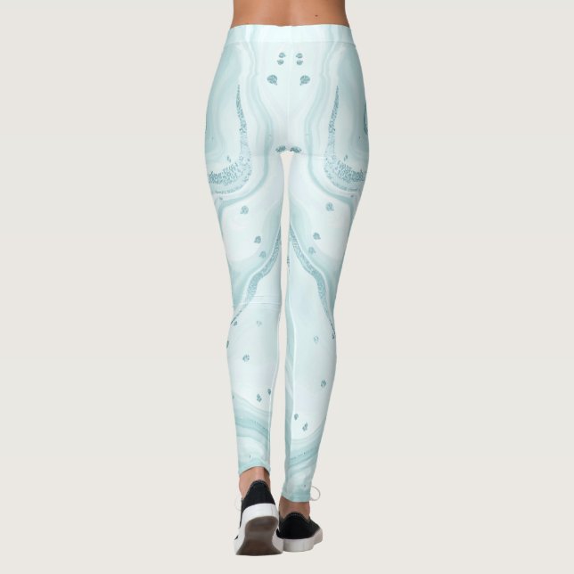 Bästa vattenfärgsfärg för Quirky Stil Leggings (Baksida)