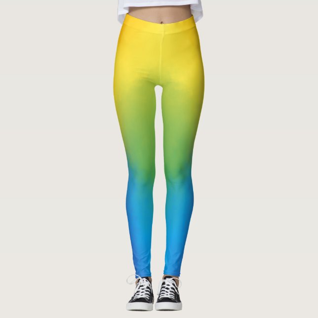 Bästa vattenfärgslegeringar för Vacation Stil Leggings (Framsida)