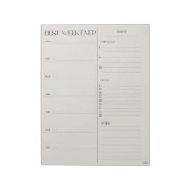 Bästa veckoplanering - MONDAY START