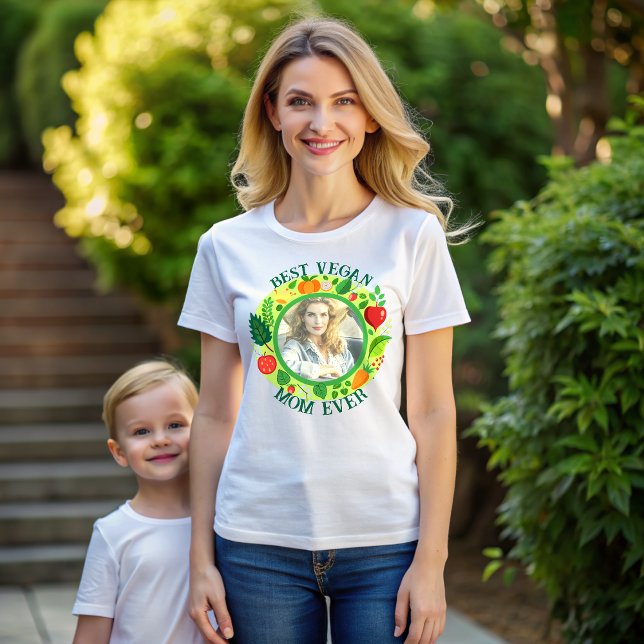Bästa Vegan Mamma någonsin-Eco-Friendly Mor Dag Gi T Shirt (Skapare uppladdad)