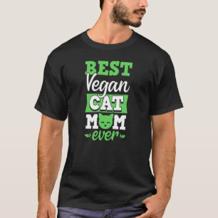Bästa veganska kattmamma någonsin Etisk pro-vegans T Shirt
