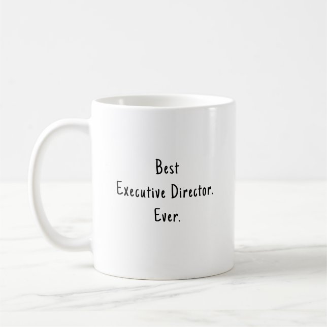 Bästa verkställande direktör någonsin-mugg kaffemugg (Vänster)