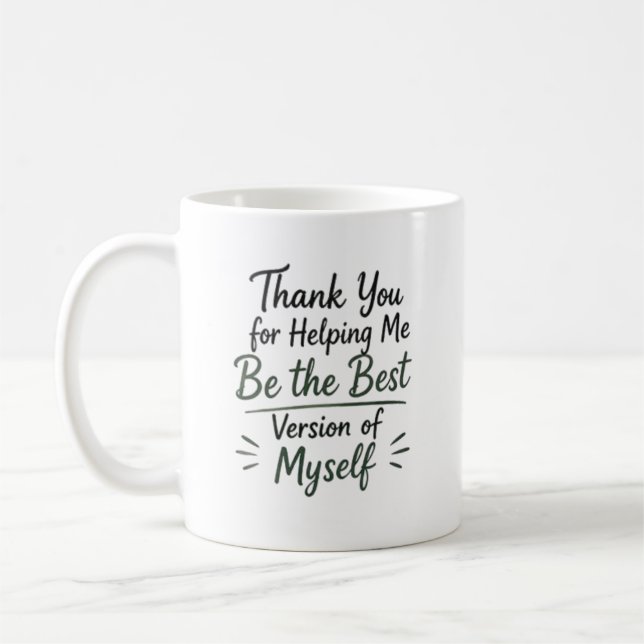 Bästa Versionen av Mig Själv Personlig Kaffemugg (Vänster)