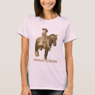 BÄSTA VINTAGECOWGIRLDAMER TEE SHIRT