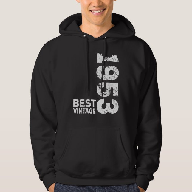 Bästa Vintagen 1953 Hoodie (Framsida)
