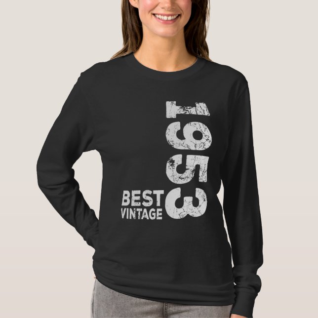 Bästa Vintagen 1953 T Shirt (Framsida)