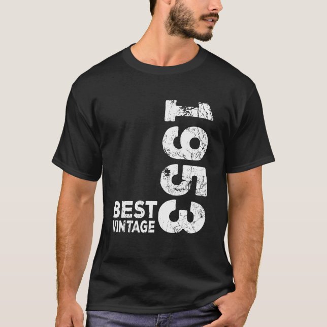 Bästa Vintagen 1953 T Shirt (Framsida)