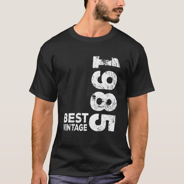 Bästa Vintagen 1985 T Shirt (Framsida)