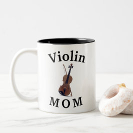 Bästa "Violin MAMMA" nånsin! Mors dag Två-Tonad Mugg