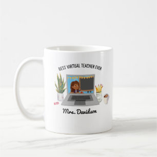Bästa virtuella läraren någonsin   Distansundervis Kaffemugg