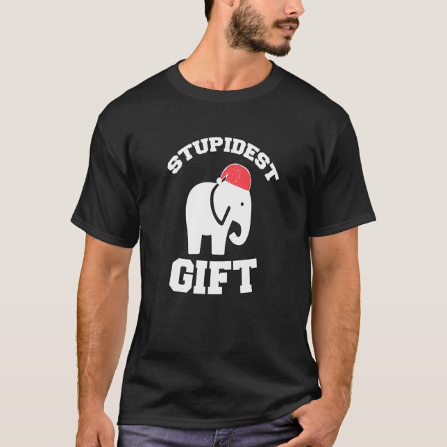 Bästa Vit Elephant någonsin T Shirt (Framsida)
