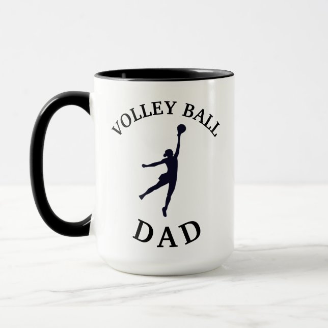 Bästa "VOLLEY BOLL PAPPA" nånsin! Far Coffee Mugg (Vänster)