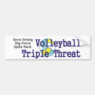 BÄSTA volleybolltrippelhot Bildekal