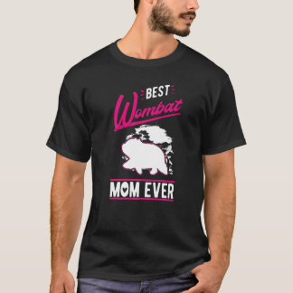 Bästa vombatmamman någonsin t shirt