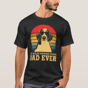 Bästa Wales Springer Spaniel Pappa Någonsin Hund R T Shirt