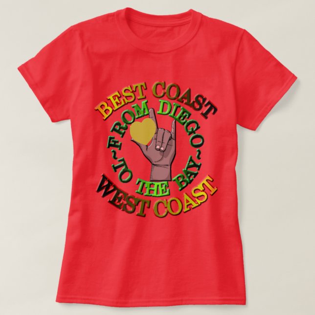 Bästa West Coco Luv T-Shirt (Design framsida)