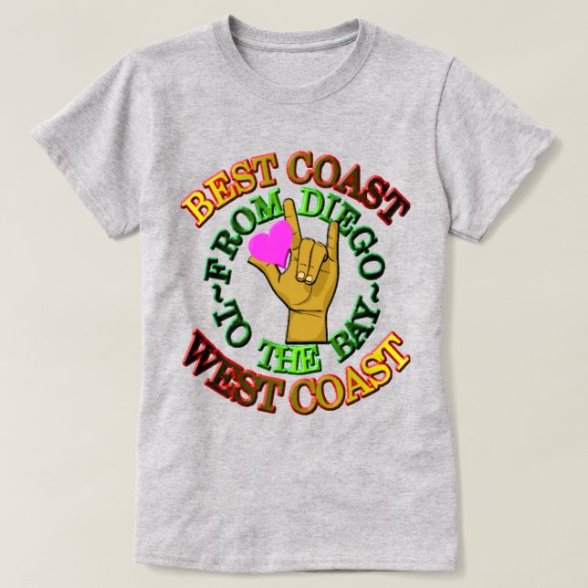 Bästa West Mocha Luv T-Shirt (Design framsida)